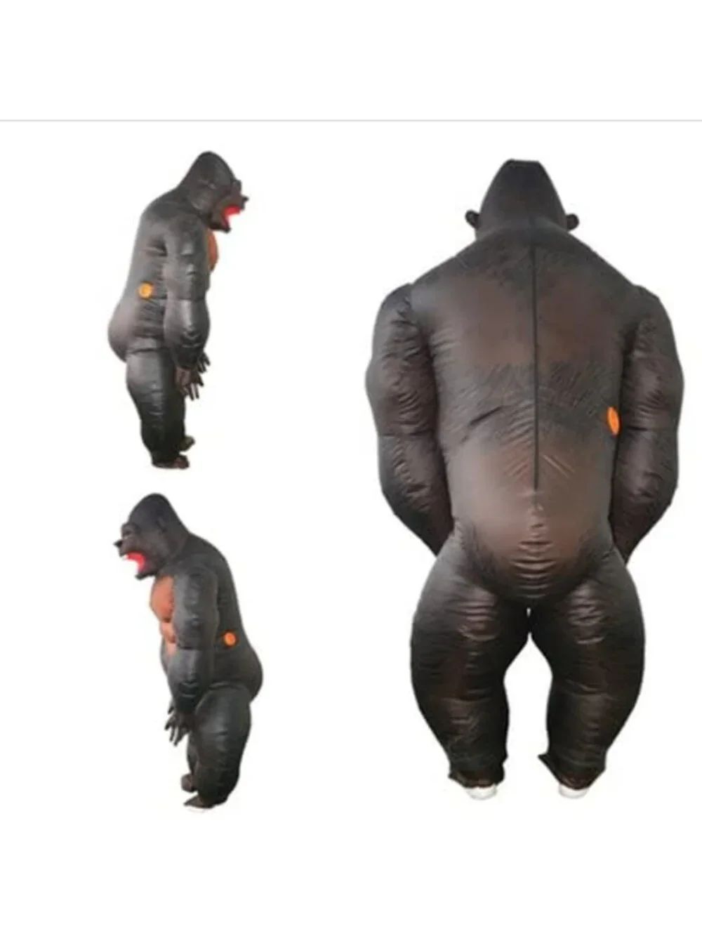 Funny Inflatable Gorilla Costume for Adults & Kids - Perfect Halloween Outfit